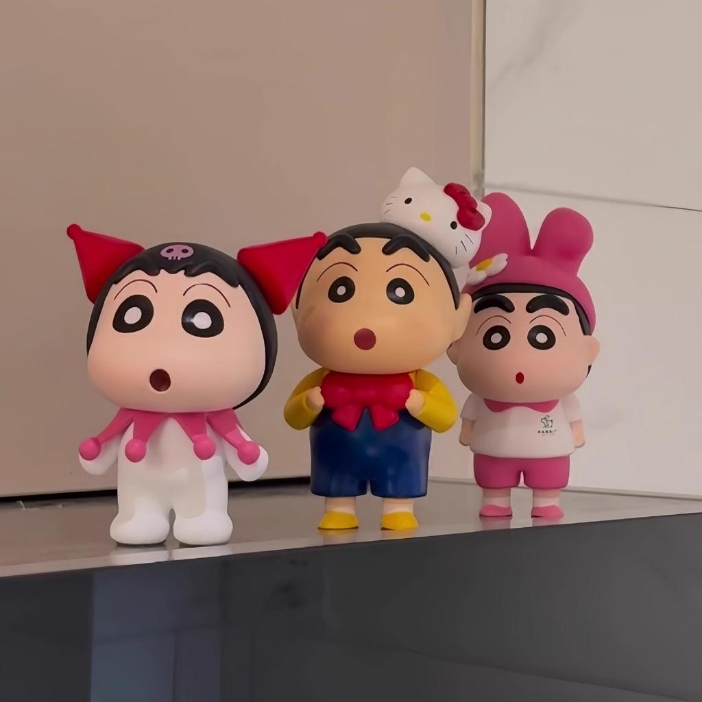 Crayon Shin Chan Desktop Decor Figurine For Home Office And Living Room Displays