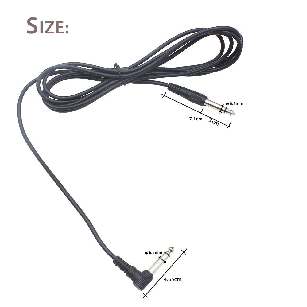 Guitar Cable 3M Connecting Cable for Electric Guitar Bass Keyboard Instrument Noise Reduction Audio Cable 6.35 Plugs 1/5/10 Pcs
