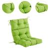 Garden Rocking Chair Cushion Foldable for Deep Seating Lounger Green