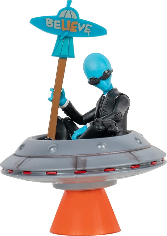 Fortnite Solo Mode Emote Series 1 Human Bill Lil Saucer Action Figure Black FNT1062 + 4-Inch