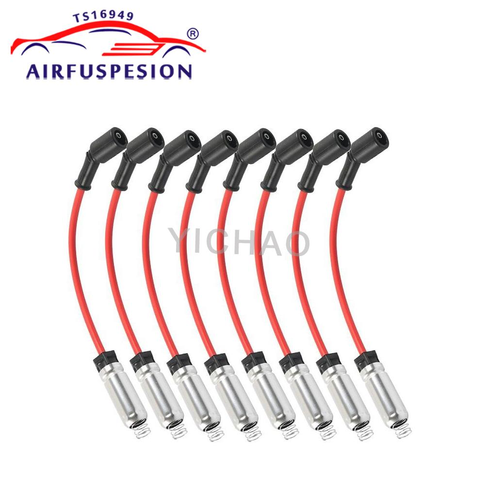 8pcs High Performance Spark Plug Ignition Wires For Chevy Silverado Tahoe Suburban Avalanche GMC Sierra Yukon Cadillac 48322 8 pieces