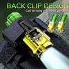 Rechargeable Flashlight with Magnetic Base and Rear Clip, Portable ABS Material for Camping,hiking,patrol,maintenance,emergency Situations,camping