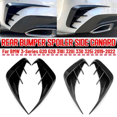Rear Bumper Splitter Spoilers Canard Exterior Parts For Bmw Accessories 3 Series G20 G28 318i 320i 330i - Car Styling