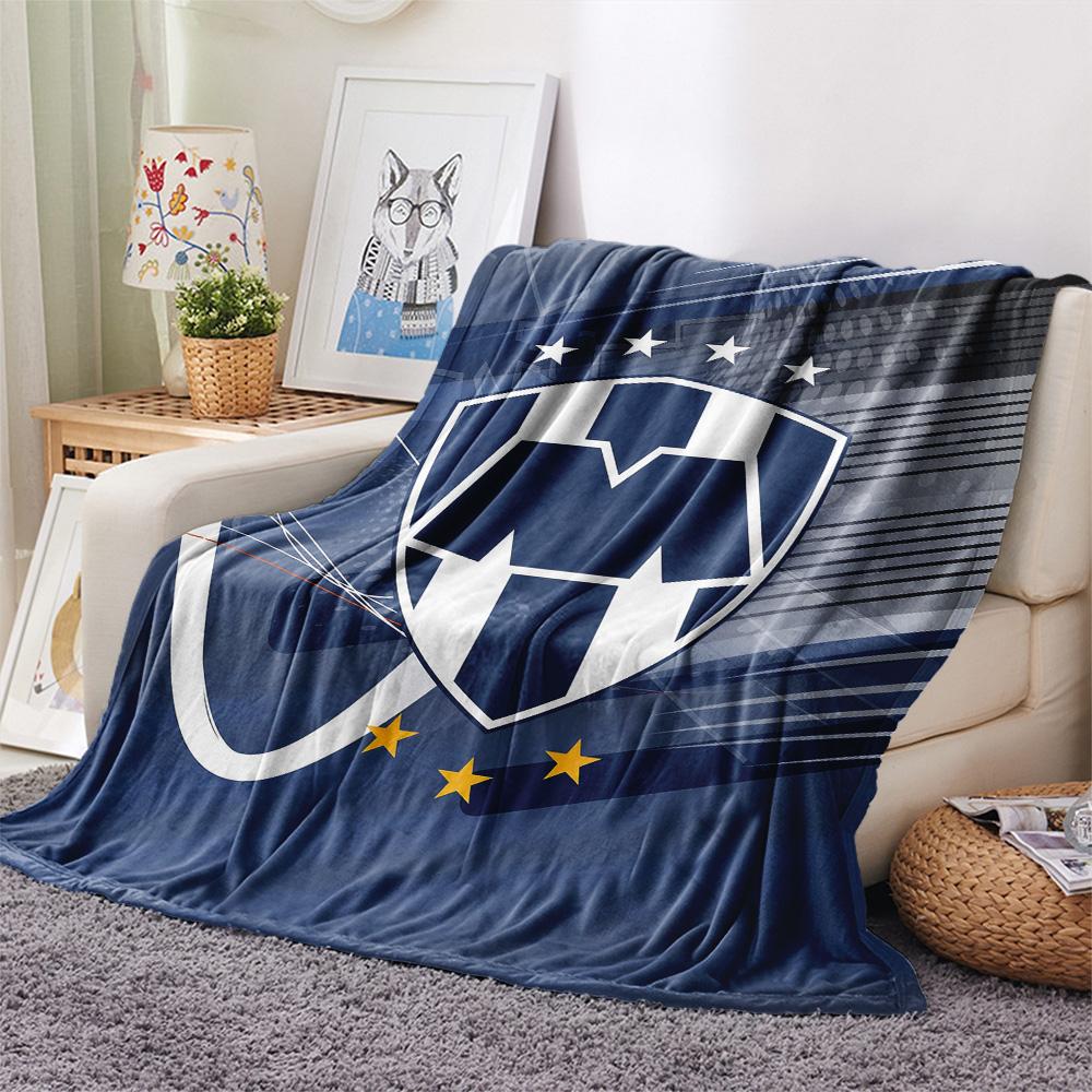 CF. Monterrey Print Flanelldecke, Hohe Qualität, Bequem für alle Jahreszeiten, Heimdekoration, Wärme und Komfort