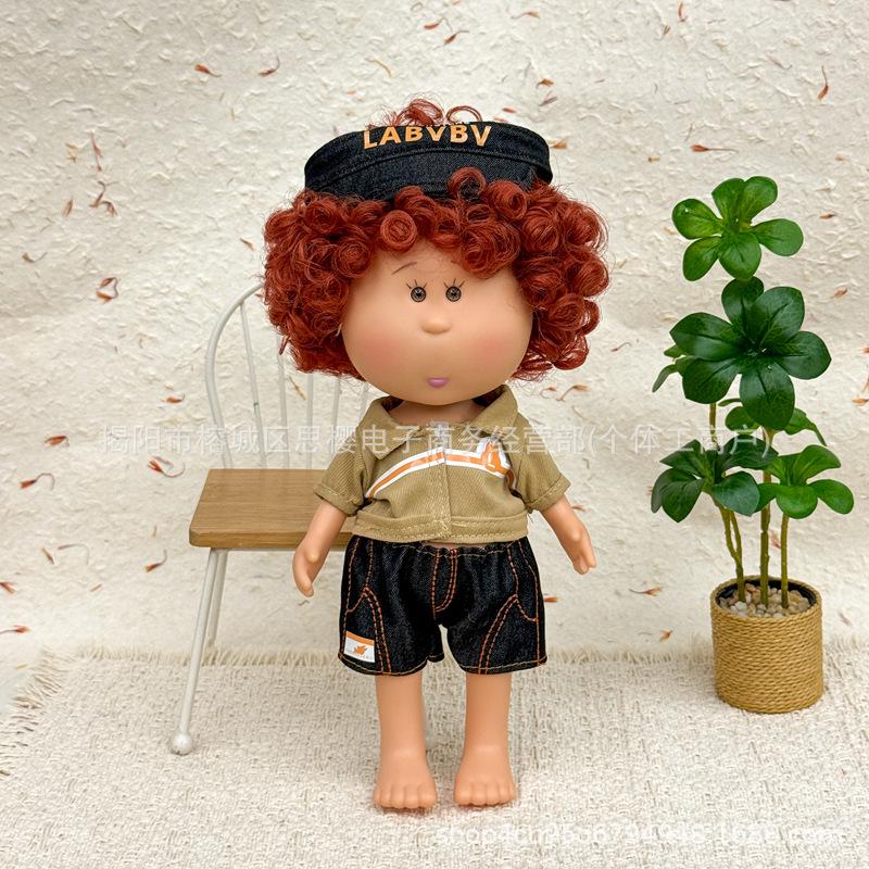 24cm Spanish Mia Potato Doll Dress-Up Set with Plush Outfit