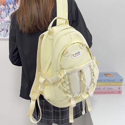 New Korean Version of Versatile Elementary School Students Fresh and Fresh Junior High School Students’ Large Capacity School Bag