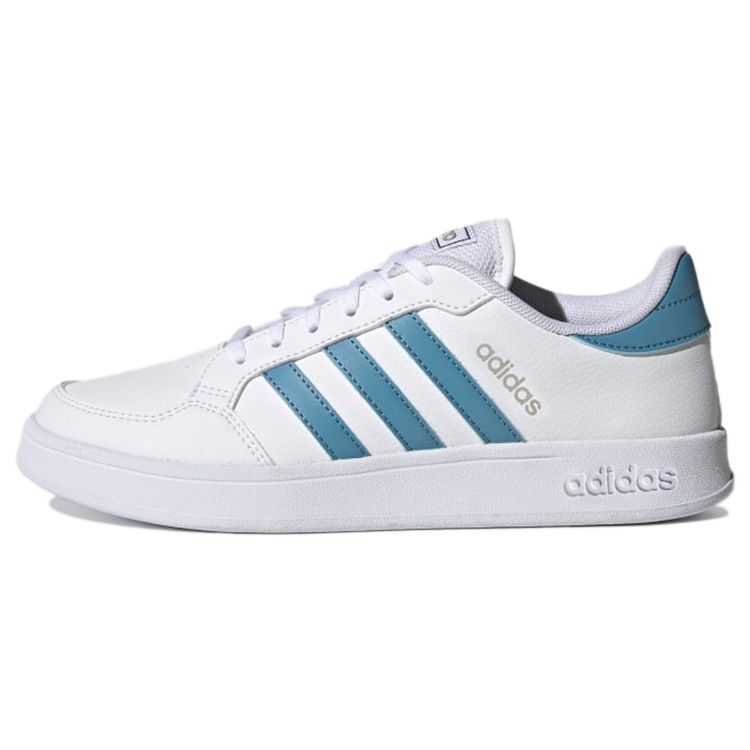 Adidas Neo Breaknet Non-Slip Durable Low-Top Skate Shoes Women Sneakers White Blue FZ2465