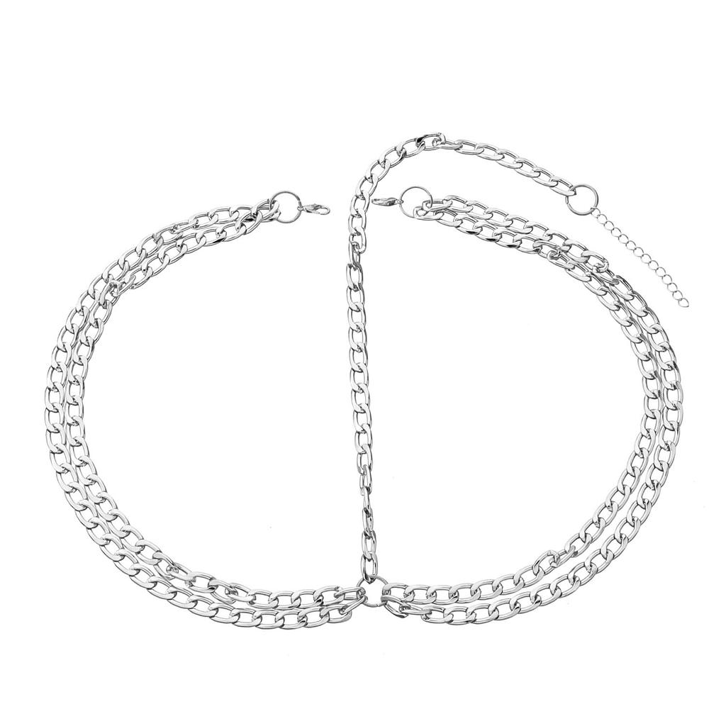 Nouveau serre-tête bandeau ebay, bandeau à franges chaîne épaisse multicouche en métal, accessoires pour cheveux