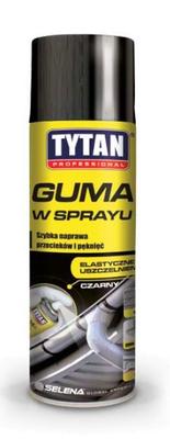 TITAN RUBBER SPRAY 400 ML BLACK - SIL DEK GUM