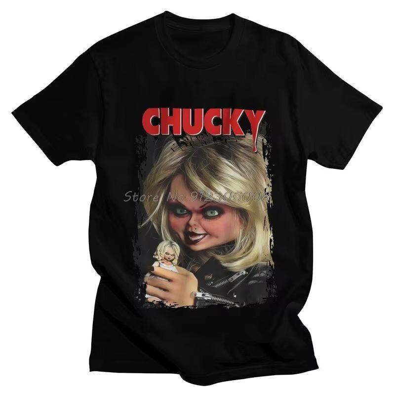 

2026 Футболка Childs Play Графическая Футболка Фильма Ужасов Тиффани Невеста Чакки Хип-Хоп Футболка Хлопковая Футболка Топы Харадзюку Уличная Одежда S
