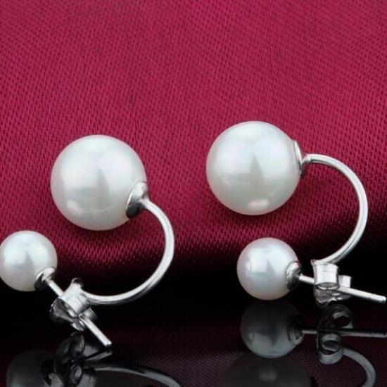 Korean Pearl Earrings - Simple and Fashionable Design