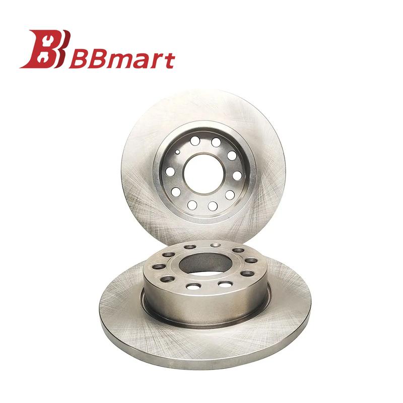 1K0615601L BBmart car accessories para auto 1 Pair Rear Brale Disc Rotor For VW Jetta Sagitar Bora Golf Car Accessories