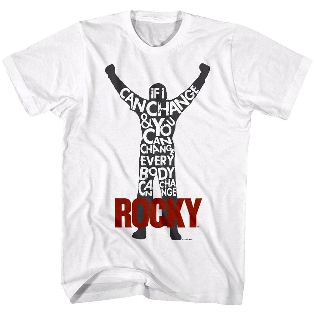 Rocky Changes Quote Men s T Shirt S