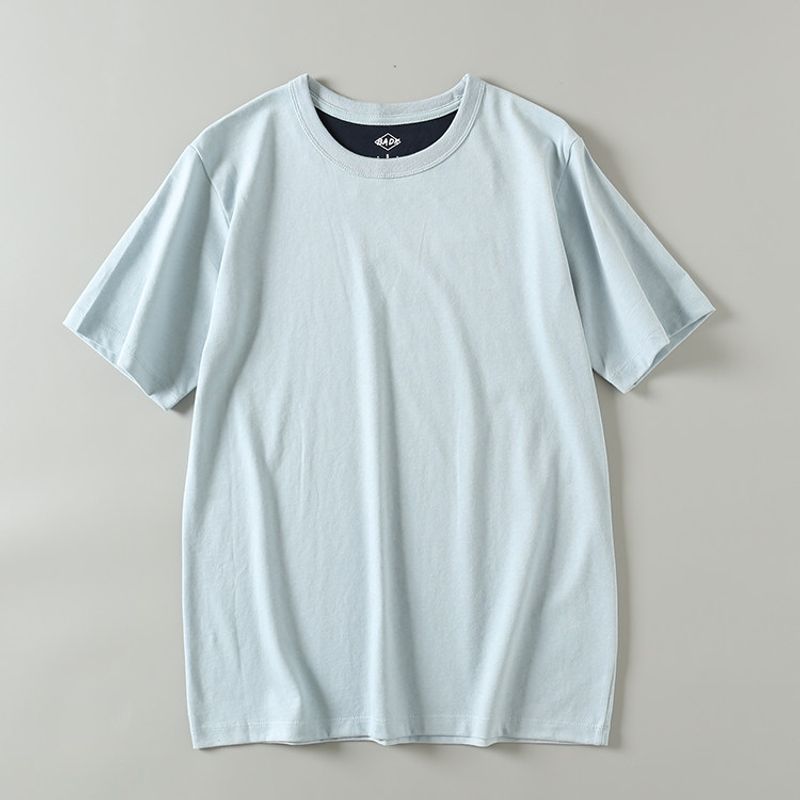 Heavy Foreign Trade Export Tail Goods Cotton Washed Short Sleeve