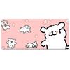 Extra-Large Heated Anti-Slip Cartoon Mouse and Keyboard Pad - Comfortable Desk Pad for Office & Gaming