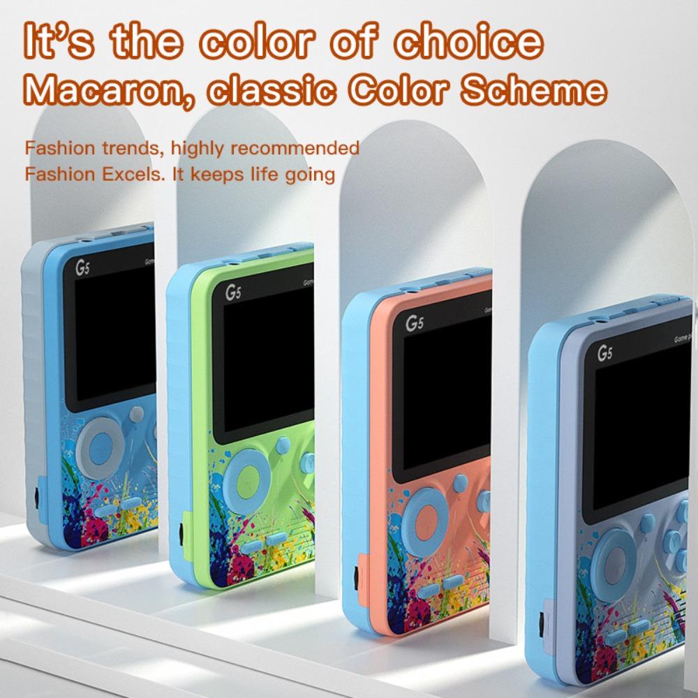 G5 Retro Handheld Game Console With Classic Video Games 3.0 Inch IPS Screen Portable Rechargeable Game Machine Kids Gift