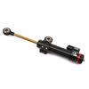 250mm/9.8" Aluminum Motorcycle Steering Damper Stabilizer Rod 16 Adjustment Gear