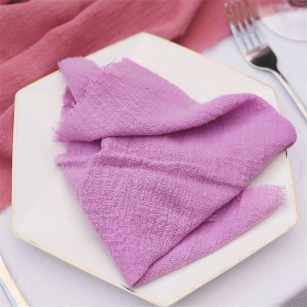Thin Retro Party Home Hotel Table Decoration Banquet Design Mat Napkin Tea Towels Party Supply