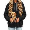 Women's Hoodie, Loose Fit Long Sleeve Color Hooded Sweatshirt