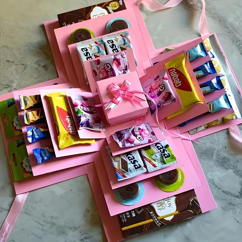 Překvapivá výbušná krabička 5. patro DIY Snadná instalace Kreativní Vhodná jako dárek k Valentýnu Narozeninám Výročí Svatby