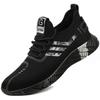Fashion Breathable Men Safety Shoes With Steel Toe Cap Working Boots Indestructible Shoes Male Puncture-Proof Casual Work Sneakers