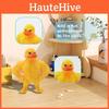 Originality Desktop Ornament Muscular Little Yellow Duck Stress Relieving Toy