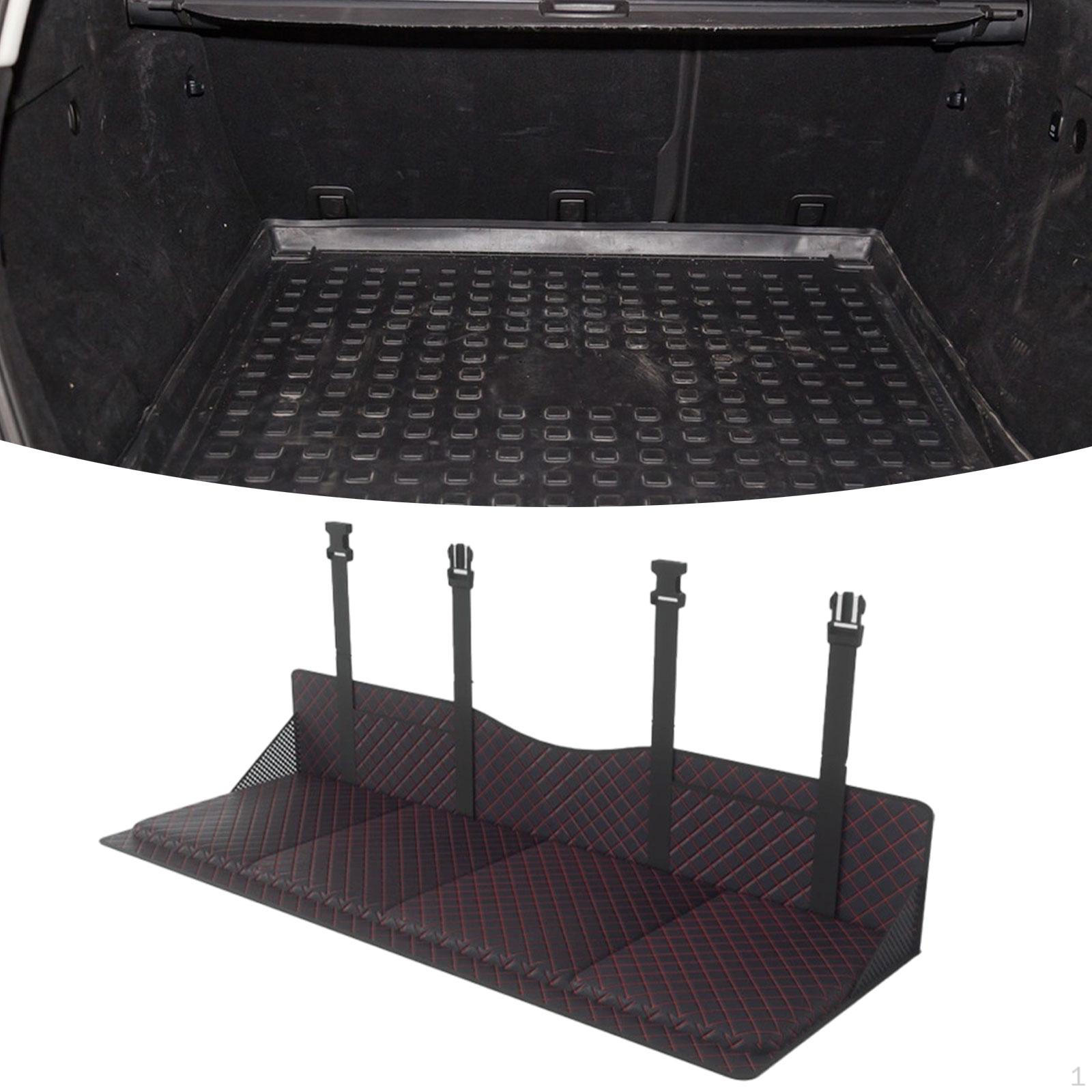 

Удлинитель заднего сиденья автомобиля складной регулируемый для увеличения места для кемпинга из искусственной кожи чёрный