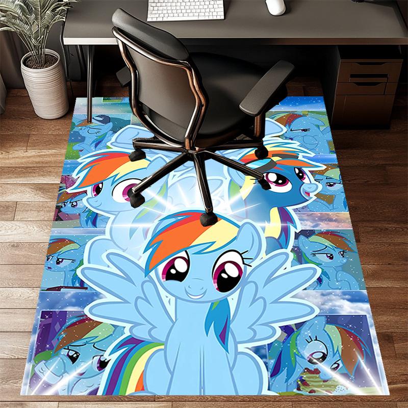1pc My Little Pony1 Design Printed Area Rug Carpet for Bedroom Living Room Home Decor Rugs Mat Non Slip Mat Rug for Bedside