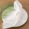 12pcs 40x40cm Sage Green Cloth Napkins Washed Cotton Tea Towel Dining Place Mats Wedding Party Christmas Baby Shower Decoration