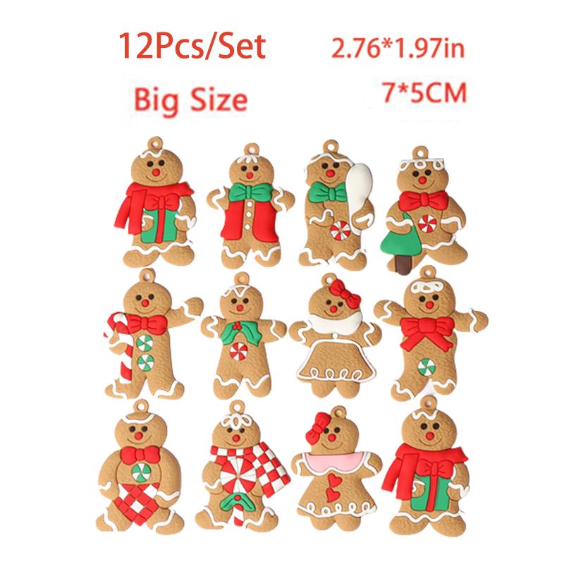 Man Gingerbread 61112pcs Christmas Tree Decoration Pendant Xmas New Gift Year