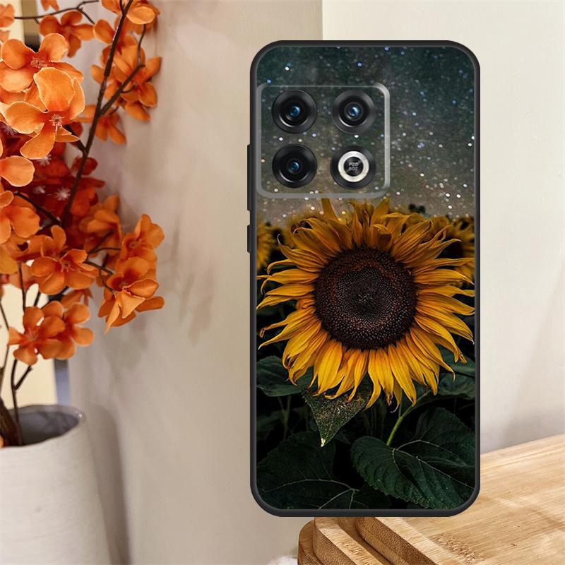 Sunflower Funda For OnePlus 13 13R 12 12R 11 10 Pro 8T 10T OnePlus Nord 4 CE 2 3 Lite N30 N20 N10 Case