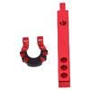 RC Trailer Hitch Tow Hook Alloy Metal RC Trailer Hitch Tow Hook Kit for 1 8 1 10 Scale Crawler Red Hook