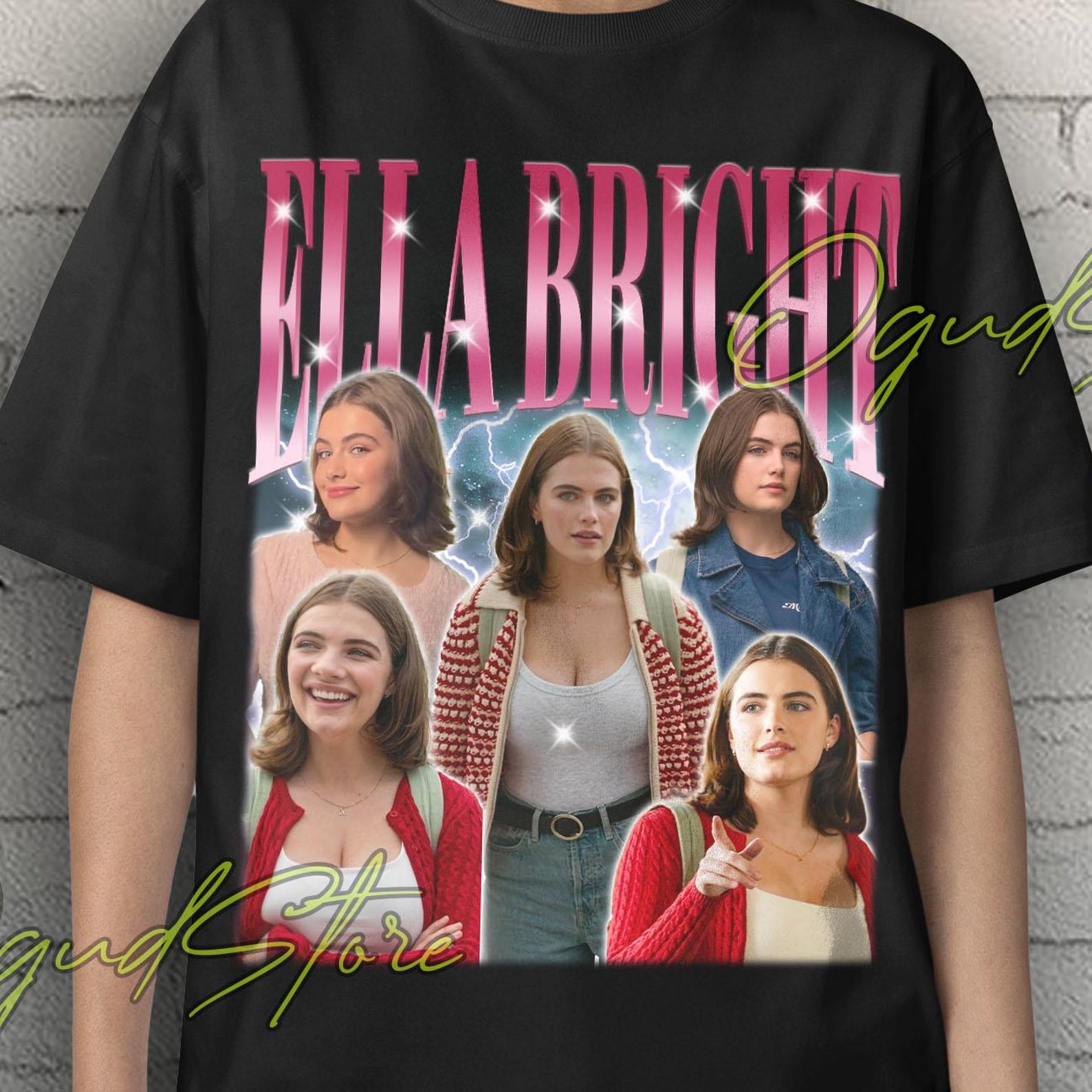 Ella Bright Collage T-Shirt, Ella Bright Retro Tee, Ella Bright Apparel, Ella Bright Film Shirt, Ella Bright Sweatshirt, Ella Bright Hannah S