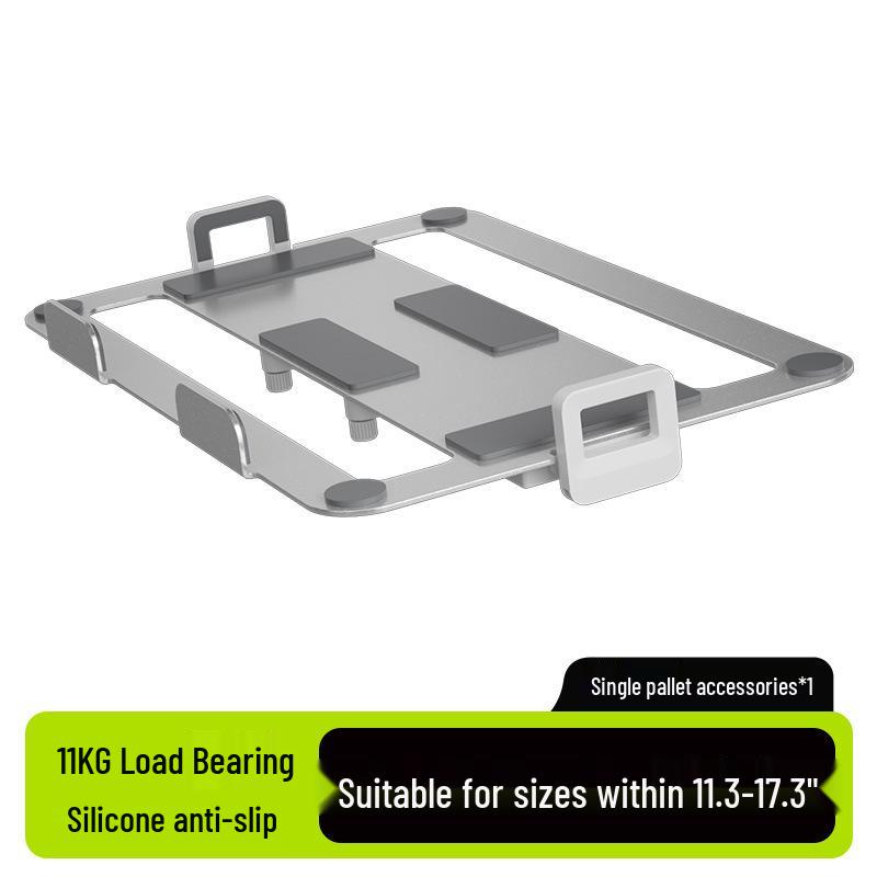 360° Rotatable & Adjustable Height Laptop Stand with Mechanical Arm and Heat Dissipation
