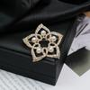 Elegant Versatile Light Luxury Corsage Brooch with Niche Design - Anti-Exposure Pin