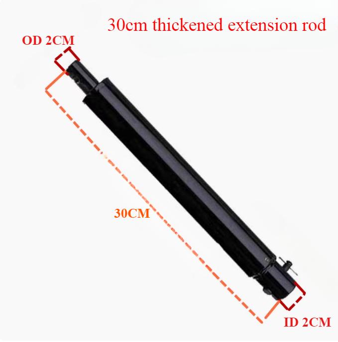 Erdlochgräber, Benzinbohrer, Erdbohrer, Zaunverlängerungsbits, Durchmesser 2 cm, Verlängerungs-Einstellwerkzeug, Eisbohrer-Verlängerungsset, Teil