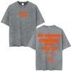 Magliette Vintage Lavate Uomo Donna Moda Hip Hop Pop Musica T Shirt Casual Larga Manica Corta Rawayana Veneka Band Album