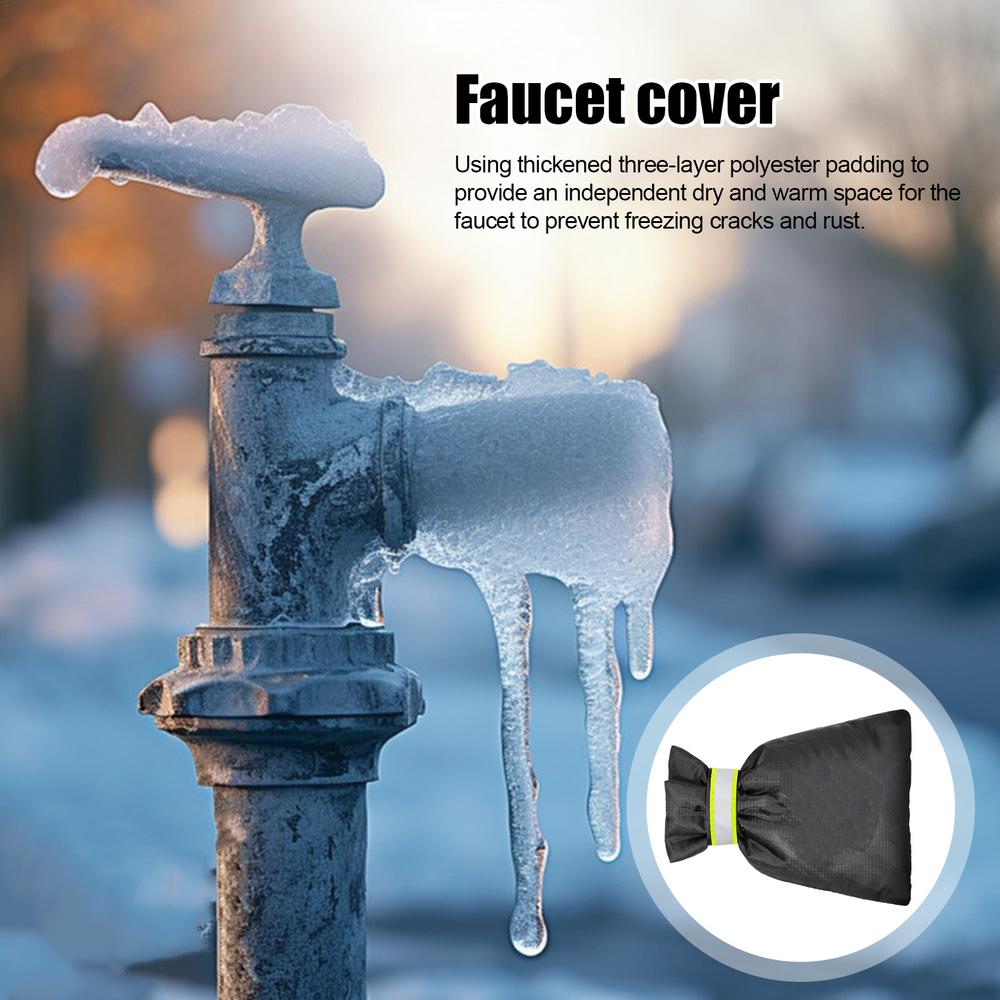 Faucet Freeze Protector Outdoor Winter Protective Cover Faucet Protection Supplies For Garden Terrace Balcony Garage