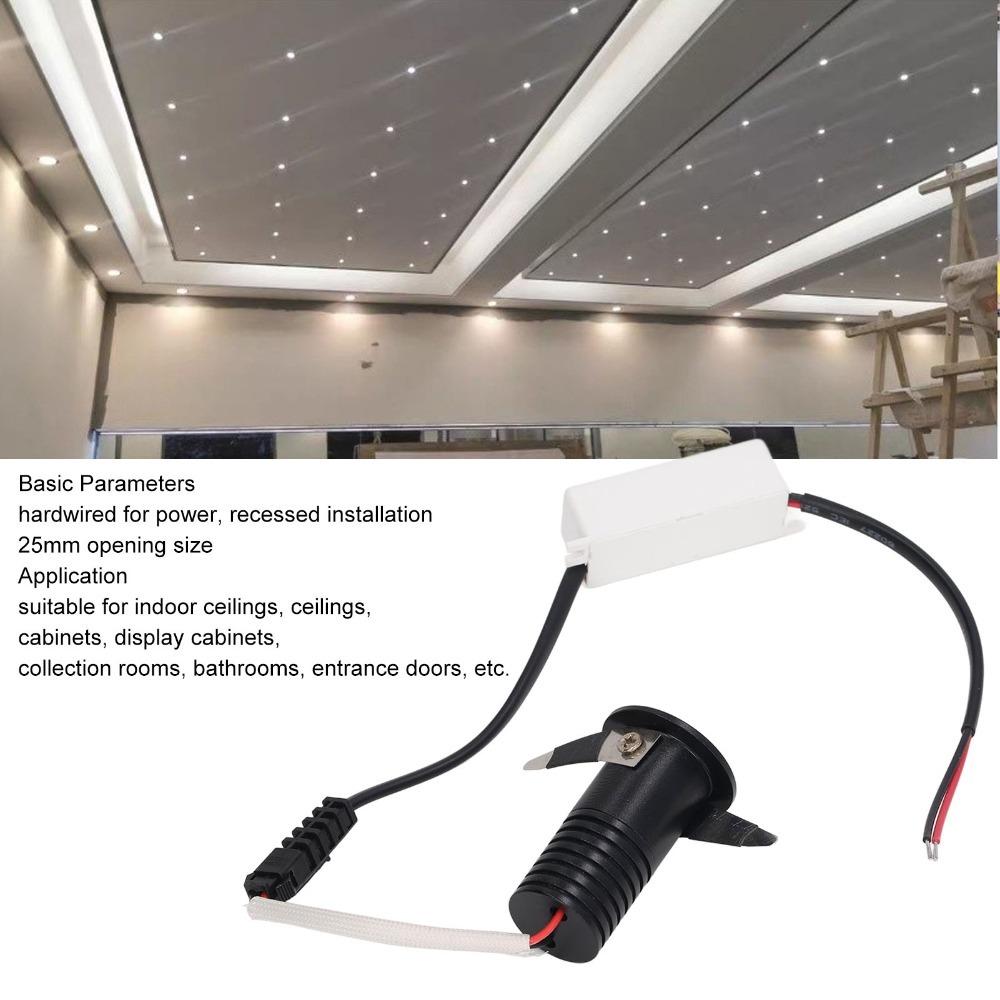 

with LED Driver Mini Downlights 3W Recessed Under Cabinet Lighting Under Cabinet Light Ceilings Neutral Light 4000K
