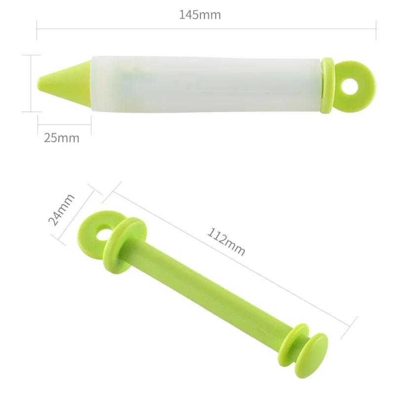Silicone Food Writing Pen Chocolate Decorating Tools Cake Mold , Cookie Icing Piping Pastry Nozzles Baking Tools for Cakes