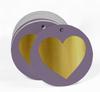 Inkdotpot Pack Of 100 Made With Love Wedding Favor Paper Tags Craft Real Gold Foil Hang