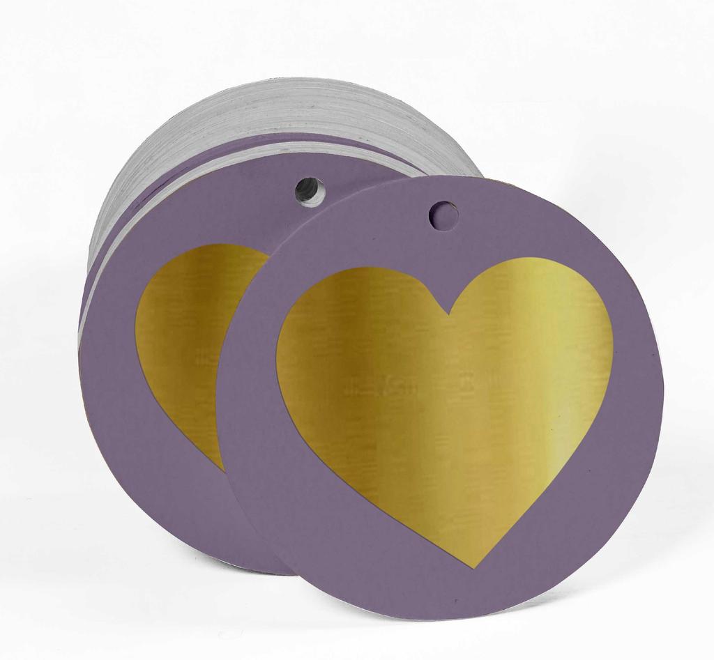 Inkdotpot Pack Of 100 Made With Love Wedding Favor Paper Tags Craft Real Gold Foil Hang