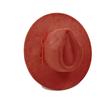 Cappello a Cilindro Piatto Rotondo 9,5 cm in Scamoscio Uomo Donna Cappello da Cowboy Western Cappello Fedora per Feste e Palco Design Autostile Stile Etnico Cappello Superiore