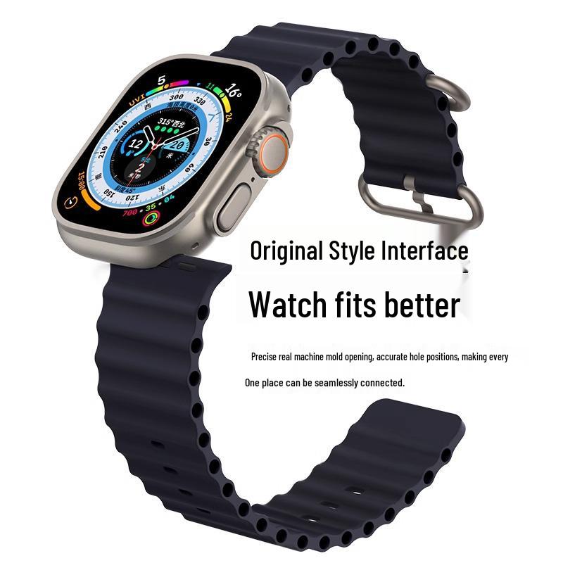 Apple Watch Ocean Silikonový Sportovní Řemínek S9/S10/Ultra