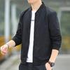 Autumn Bomber Baseball Jacket Men Fashion Slim Fit Coat Streetwear Solid Color Male Outwear Zipper Casual Jackets Tops
