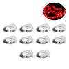 Pleasure Holiday 10 Stk LED Lys Lantern Mini Vanntett Bullet Bryllup Bursdagsfest Dekor