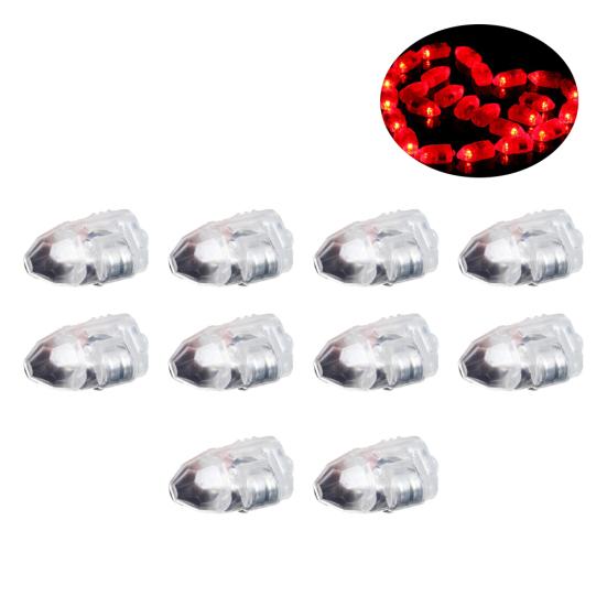 Pleasure Holiday 10 Pcs LED Light Lantern Mini Waterproof Bullet Wedding Birthday Party Decor