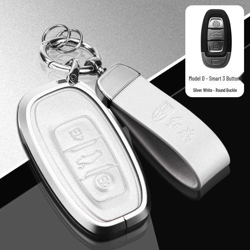Premium Biao Che Zu Hongqi H5/HS7 Key Case for Men & Women – Full-Cover Protective Bag