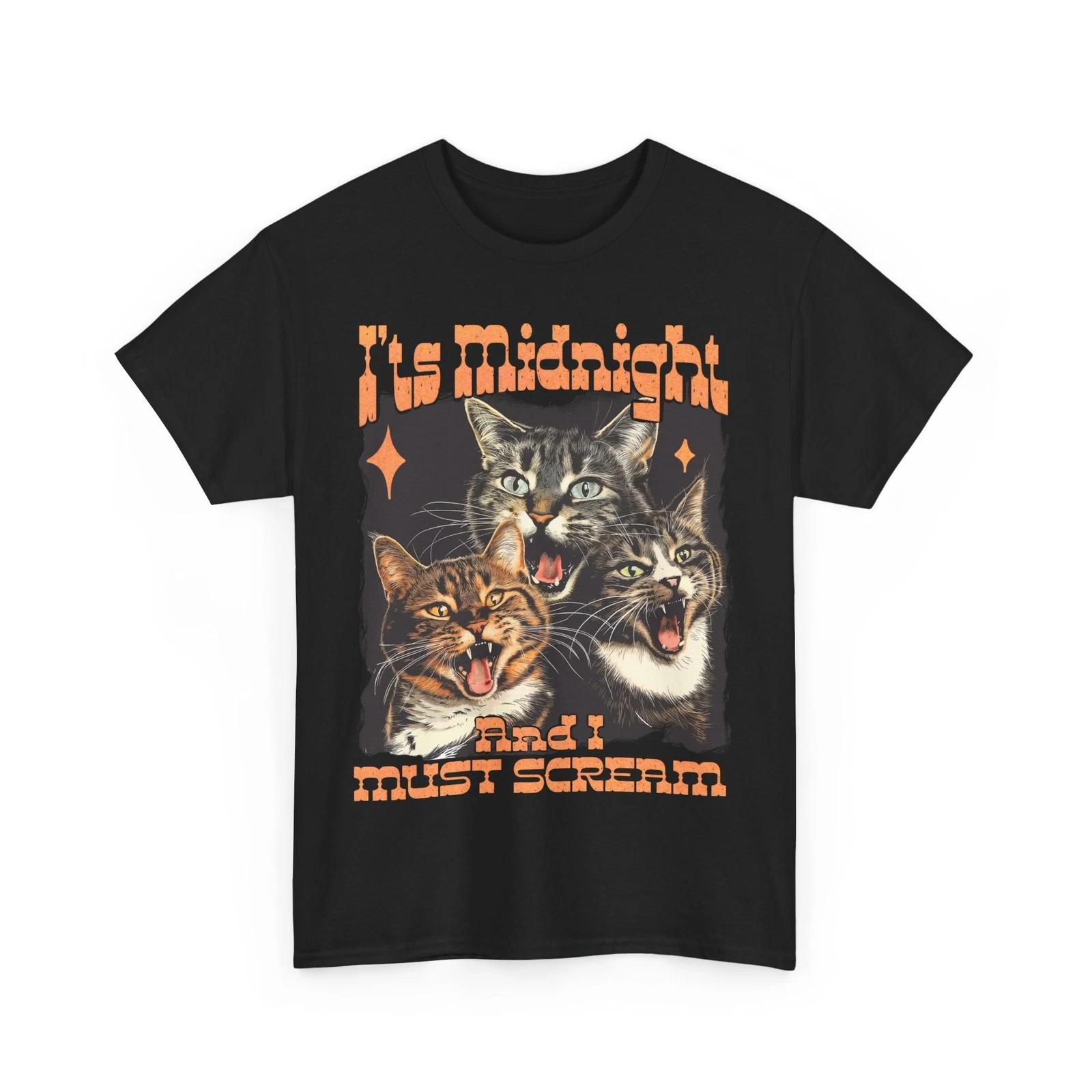 

Funny Cat Graphic T-Shirt – Cute Cat Lover Tee for Men & Women L