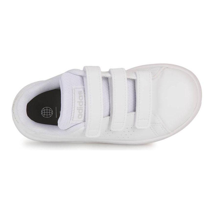 Adidas Advantage Cf C Comfortable Durable Breathable Low-Top Kids Sneakers Kids Sneakers White IG2517